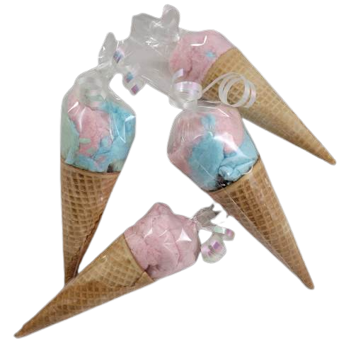 cotton candy cones